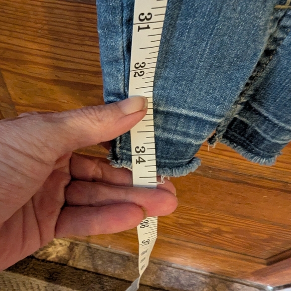 Soho Blue Skinny Jeans with Vintage Fading - Picture 8 of 12